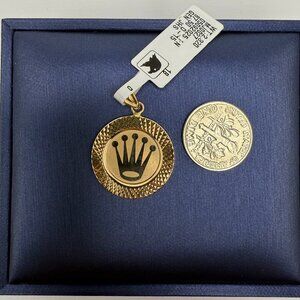 18K YG Crown Pendant (21mm)
